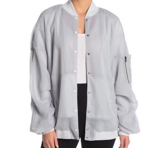 ALO YOGA Field Jacket mesh oversized bomber